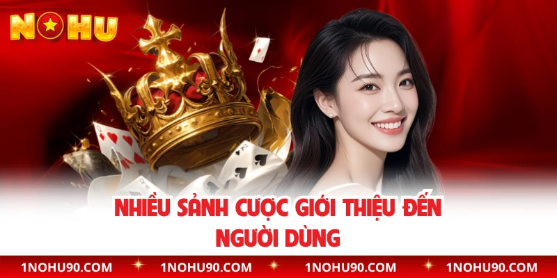 Nhiều sảnh cược giới thiệu đến người dùng